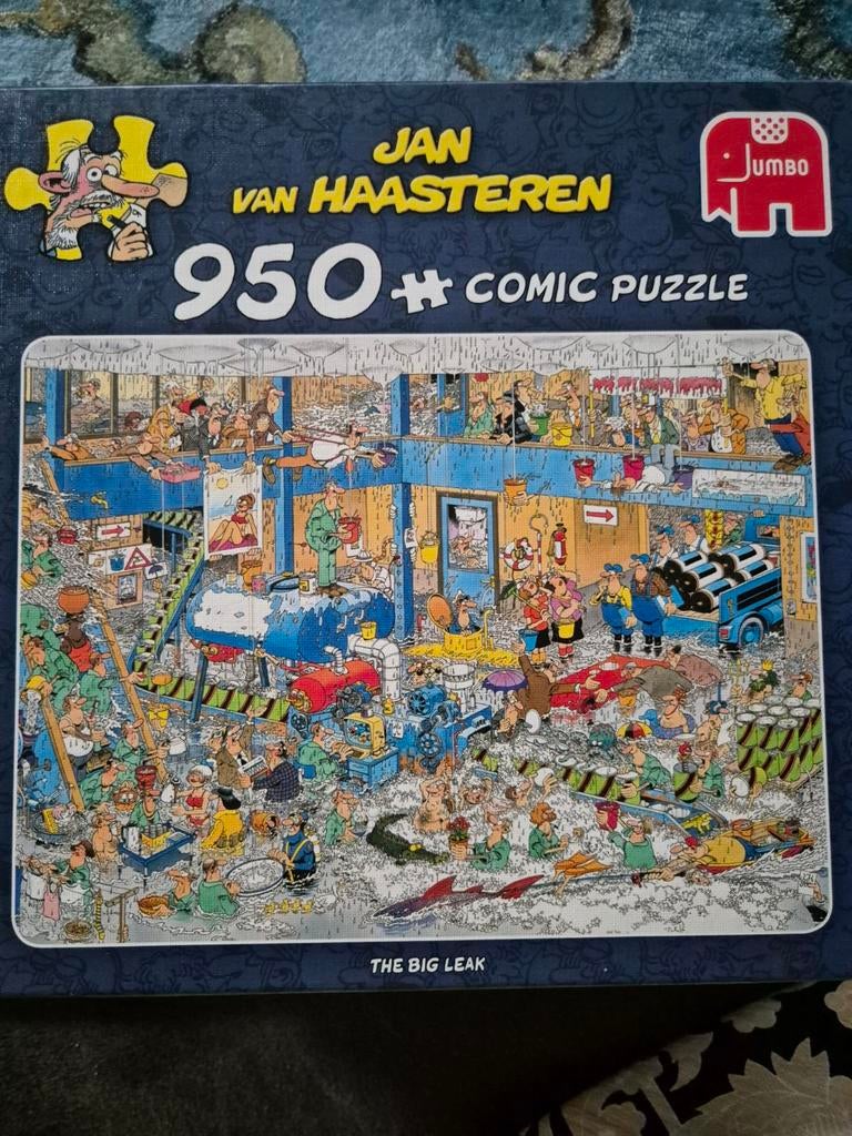 Jan van Haasteren De Grote Lek 950 stukjes puzzel, Hobby en Vrije tijd, Denksport en Puzzels, Ophalen of Verzenden, 500 t/m 1500 stukjes