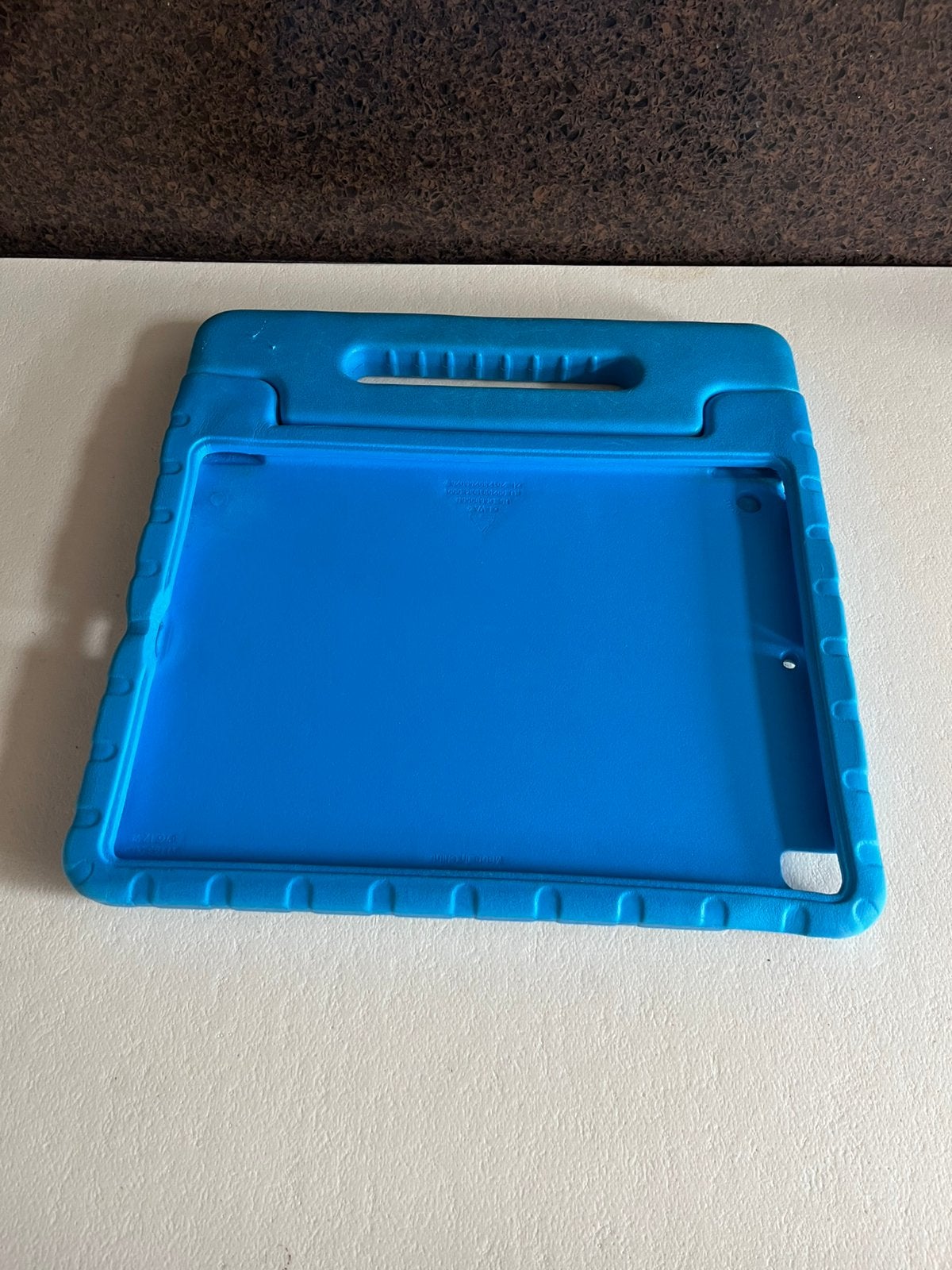 Ipad 12,9 kinder bescherm hoes van rubber, Computers en Software, Tablet-hoezen, Ophalen of Verzenden, Zo goed als nieuw, 12 inch