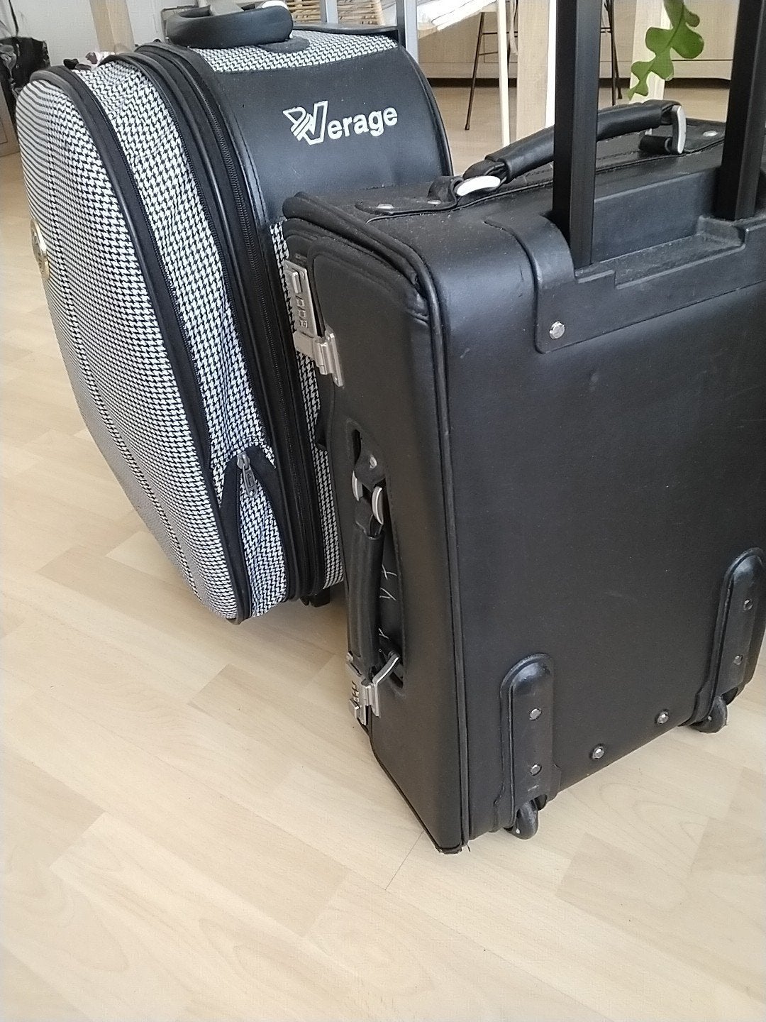 Vakantiekoffers, Sieraden, Tassen en Uiterlijk, Ophalen, 50 tot 60 cm, Leer, Zo goed als nieuw