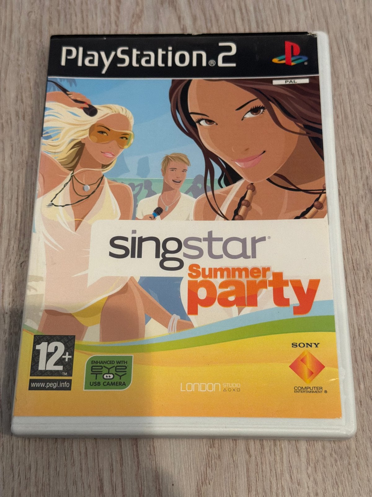 SingStar Summer Party PlayStation 2 (PS2), Spelcomputers en Games, Muziek, Gebruikt, 2 spelers, Eén computer