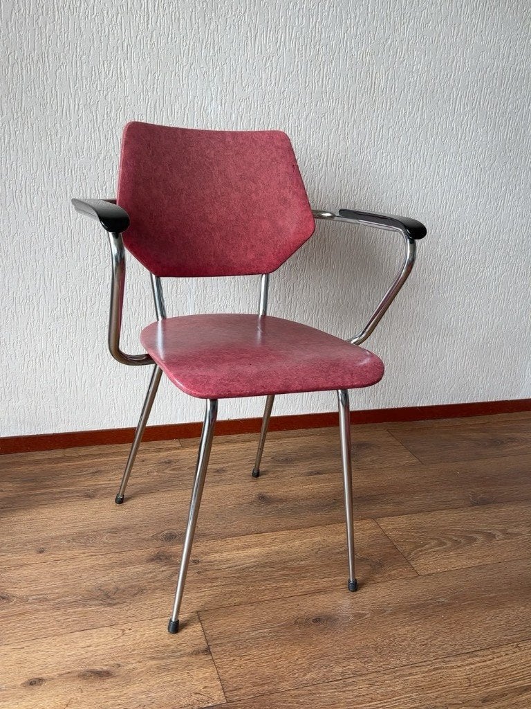 Brabantia vitange stoelen, Ophalen, Gebruikt, Rood, Twee