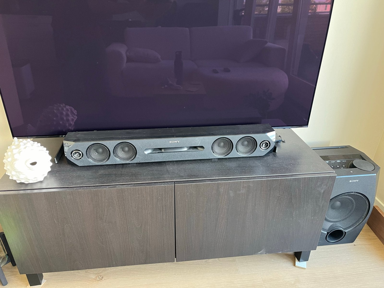 Sony SA-WGT1 320W Soundbar met Subwoofer en Lichteffecten, Ophalen, Bluetooth, Gebruikt