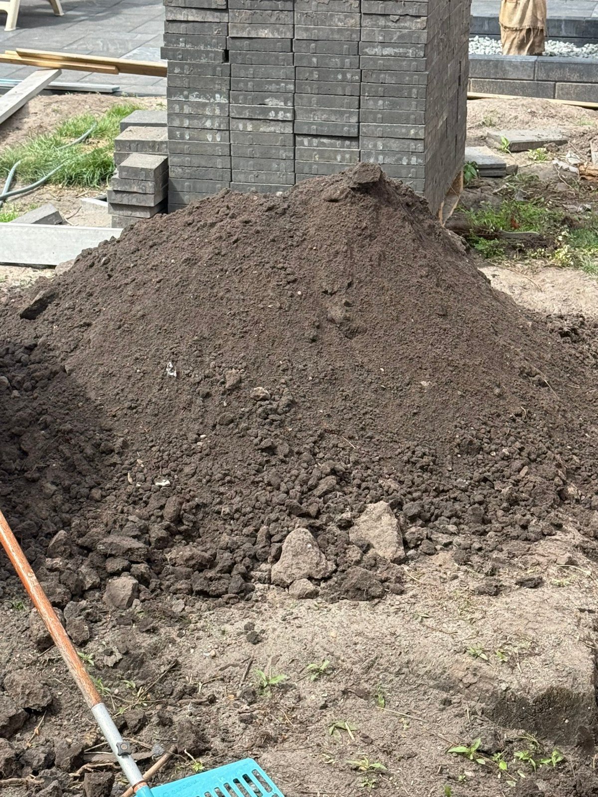 Gratis mooie schone zwarte grond, Ophalen, Tuinaarde