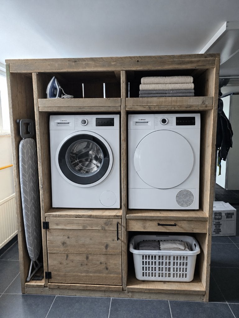 Kast voor wasmachine en droger, Ophalen, Nieuw