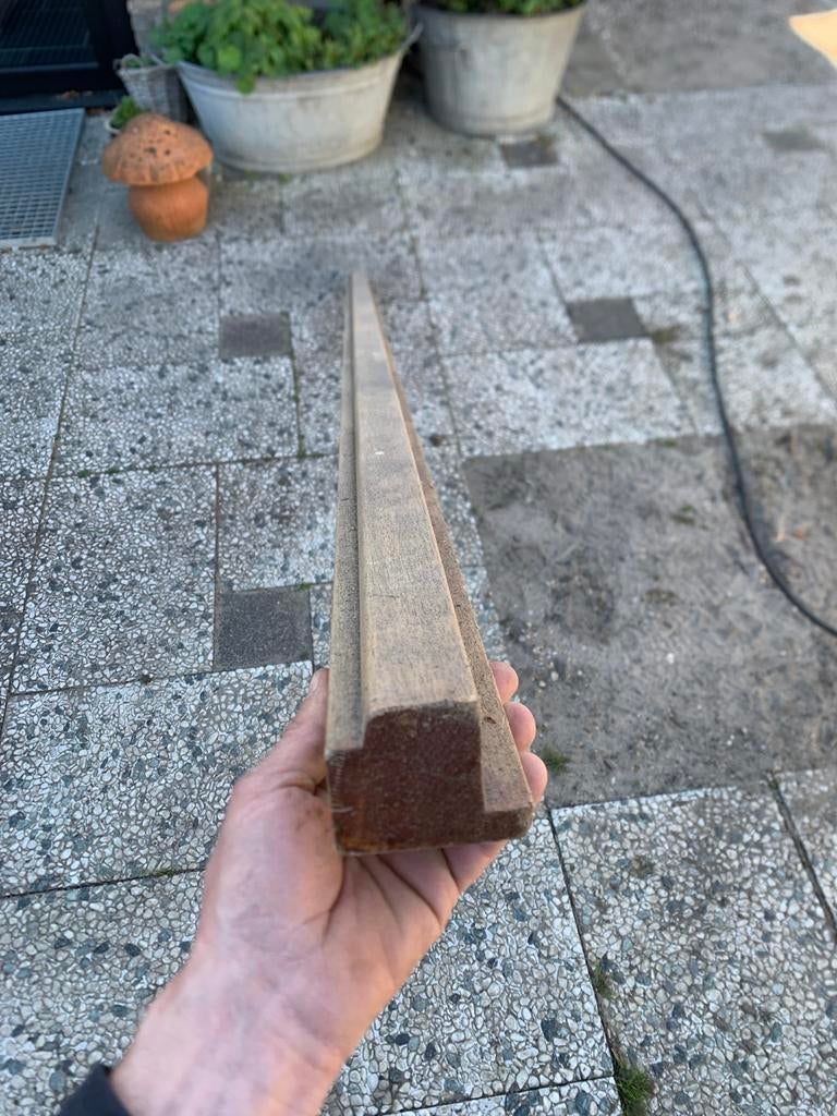 Nieuw raamhout 246 cm lang, Doe-het-zelf en Verbouw, Ophalen, Minder dan 80 cm, Overige typen, Nieuw