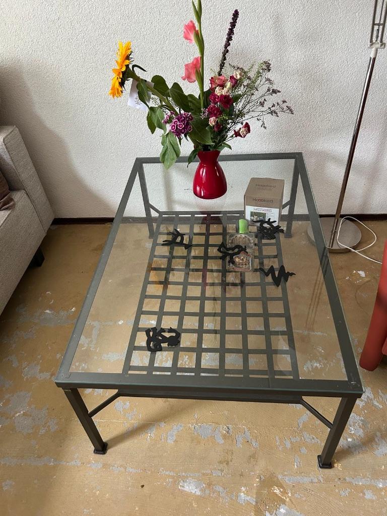 Salontafel, Ophalen, Gebruikt, 100 tot 150 cm, 50 tot 75 cm
