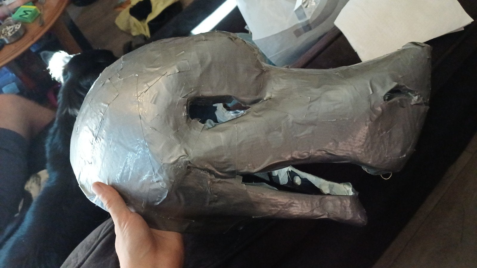 3D printed sergal Dragon headbase, Hobby en Vrije tijd, Fantasie, Gebruikt, Handgemaakt, Ophalen of Verzenden