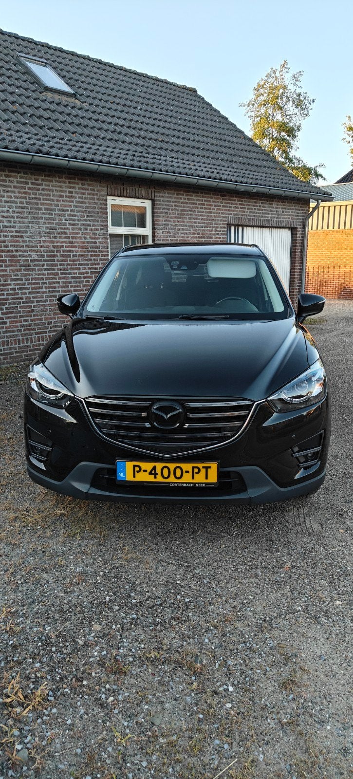 Mazda CX-5 2.5 Skyactiv 141KW Automaat 4WD 2015 Zwart, Auto's, Mazda, Automaat, Stof, 1800 kg, Lane Keeping Assist