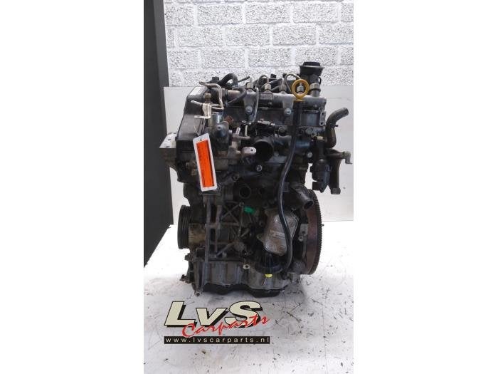 Motor van een Volkswagen Polo, Gebruikt, -, Volkswagen, -