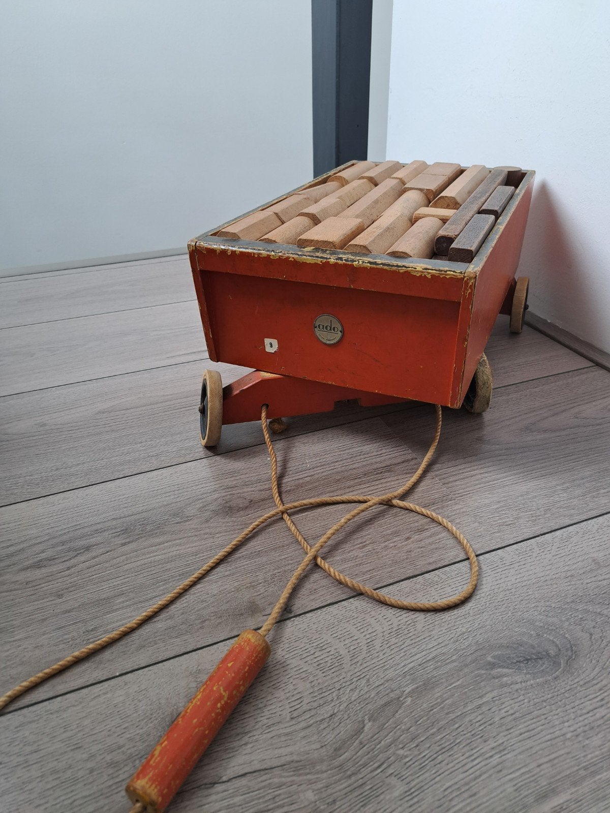 Mooie vintage blokkenwagen van Ado, Ko Verzuu, Ophalen of Verzenden