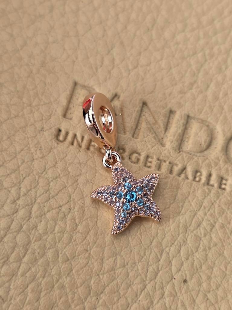 Pandora rose zeester, Sieraden, Tassen en Uiterlijk, Bedels, Ophalen of Verzenden, Nieuw, Zilver, Pandora