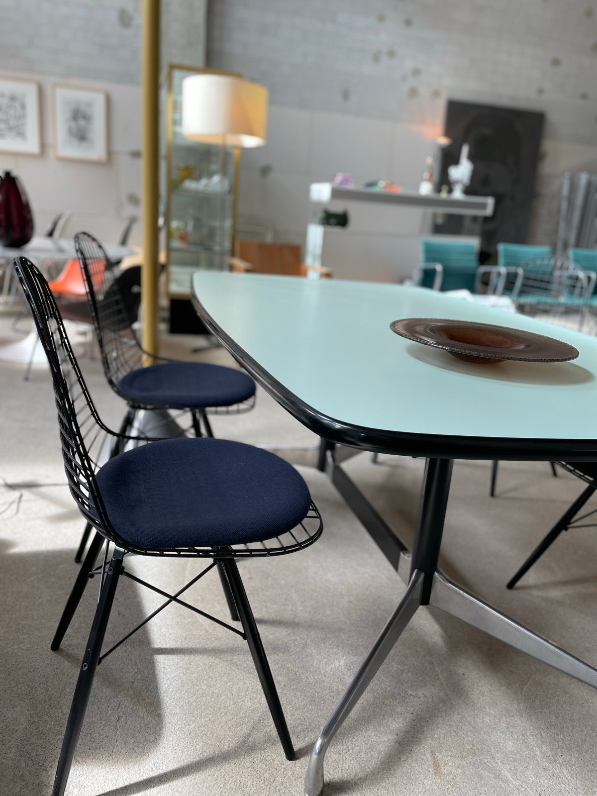 Eames segmented tafel - Vitra - licentie Herman Miller, Overige materialen, Zo goed als nieuw, Eames knoll fritz hansen, 150 tot 200 cm