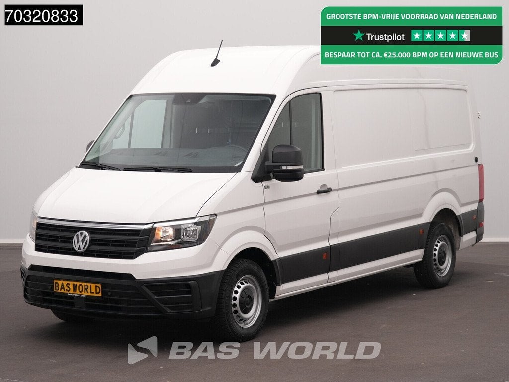 Volkswagen Crafter 140pk Automaat L3H3 Airco Cruise Camera P, Automaat, Stof, Gebruikt, 4 cilinders