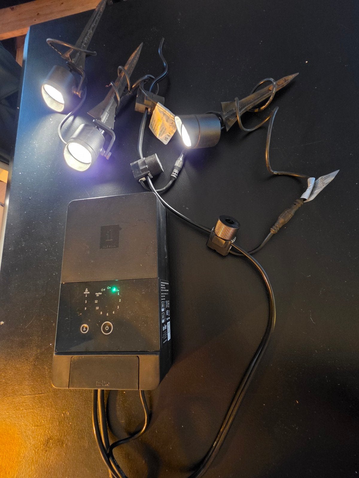 In-lite HUB-50 transformator met 3x MINI SCOPE spots, Ophalen of Verzenden, Netvoeding, Minder dan 50 watt