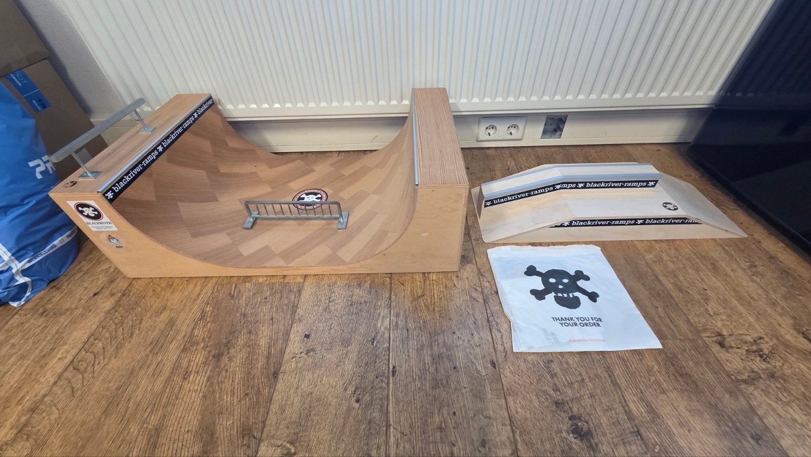 Blackriver Fingerboard Ramps, Ophalen, Zo goed als nieuw, Skateboard