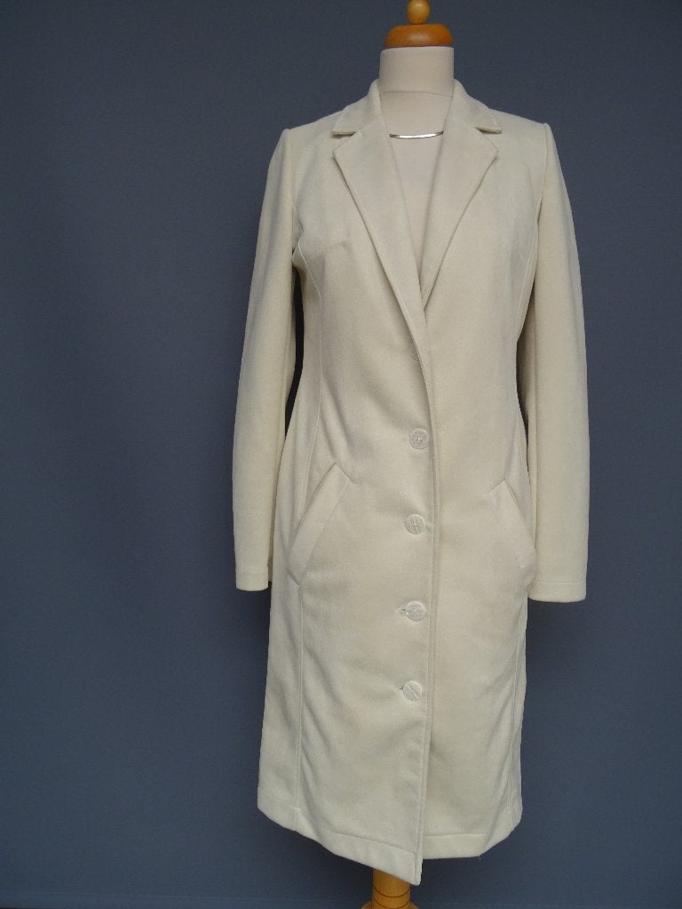 CREME DE LA CREME maat XL, lang suedine jasje., Kleding | Dames, CREME DE LA CREME, Beige, Maat 46/48 (XL) of groter, Ophalen of Verzenden