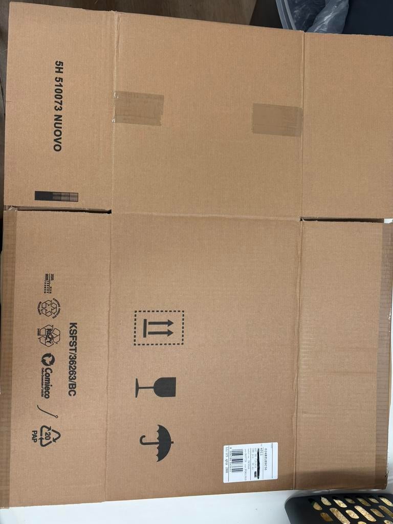 Te koop: 100, 200, 300 stevige dozen  42,5x30x30 cm z.g.a.n., Doe-het-zelf en Verbouw, Kratten en Dozen, Doos, Minder dan 35 cm