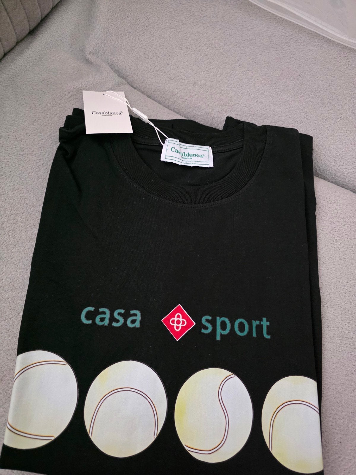 Casablanca Tennis Club T-shirt Zwart Nieuw, Kleding | Heren, T-shirts, Casablanca, Zwart, Nieuw, Overige maten