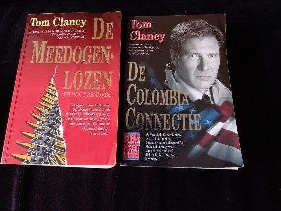 2 x Tom Clancy: de meedogenlozen,de colombia connectie, Boeken, Ophalen of Verzenden, Zo goed als nieuw