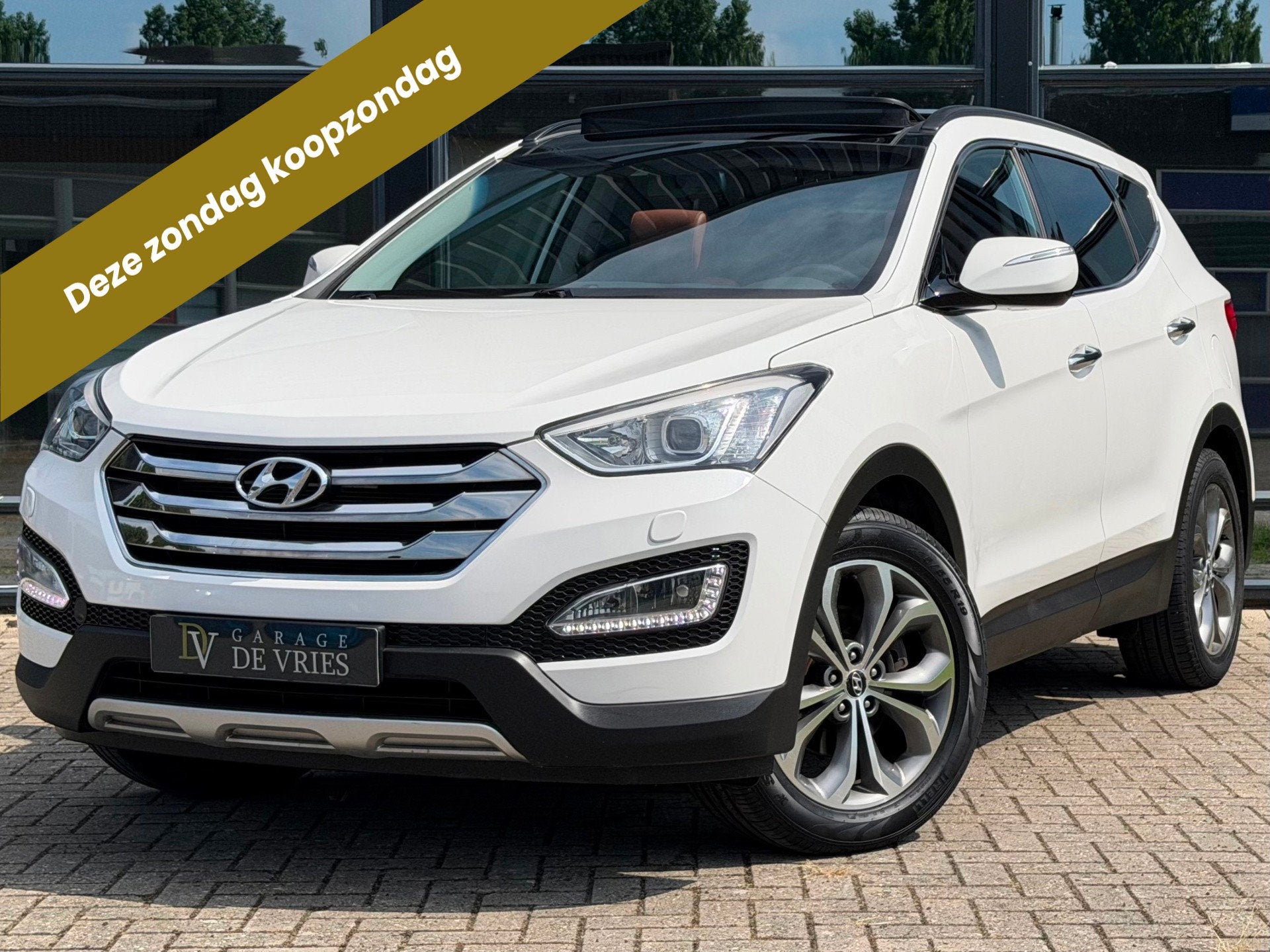 Hyundai Santa Fe 2.4i GDI 4WD Premium 7p Aut Full Option Pan, Auto's, Automaat, Santa Fe, Gebruikt, 1699 kg