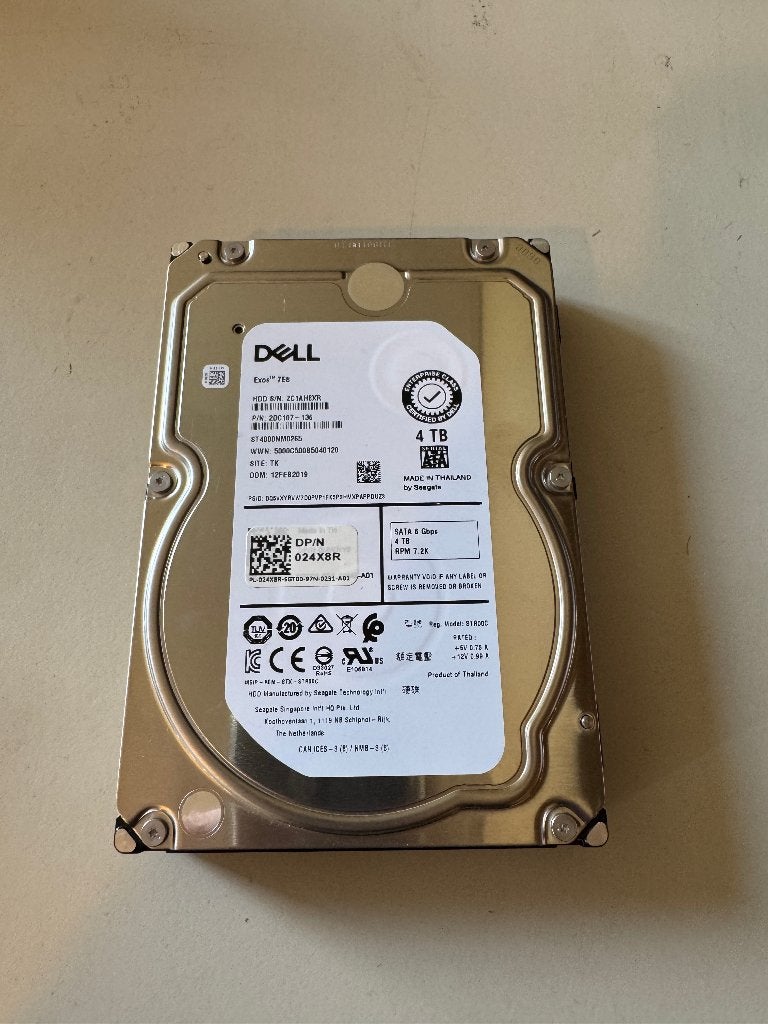 Seagate Exos 4tb NAS - Server HDD, Gebruikt, Seagate, Ophalen of Verzenden, 4tb