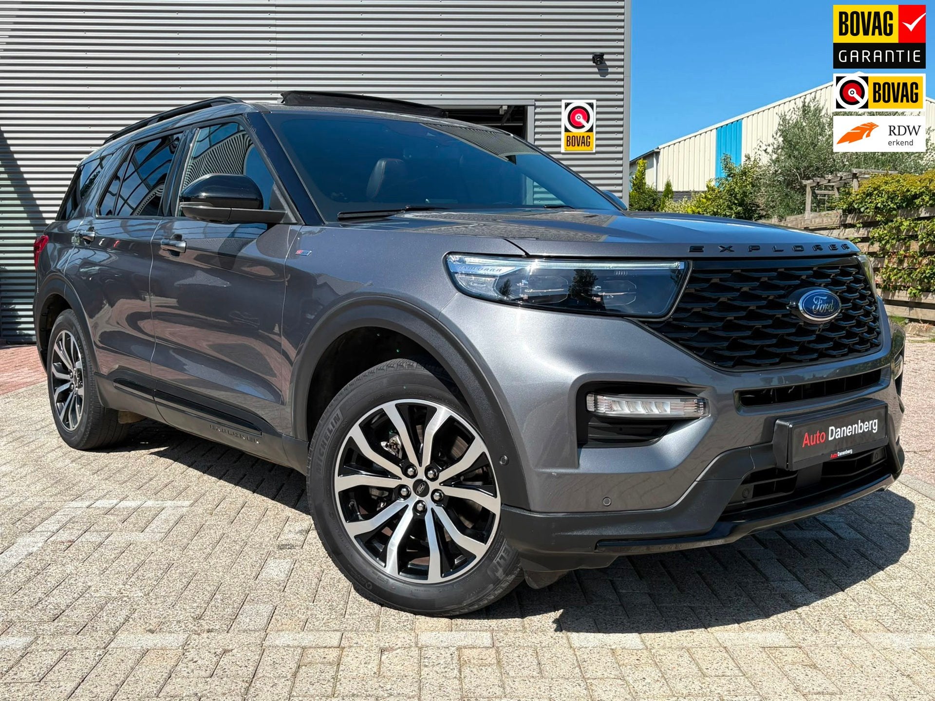 Ford Explorer 3.0 V6 EcoBoost PHEV ST-Line, Auto's, Dealer onderhouden, Adaptive Cruise Control, 2441 kg, Bedrijf