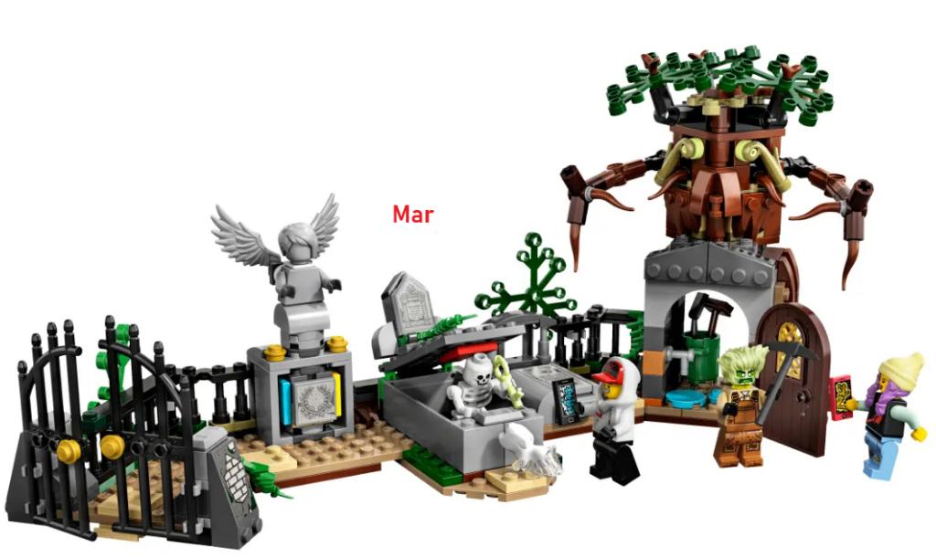 Lego Hidden Side 70420 Kerkhof Mysterie, Kinderen en Baby's, Speelgoed | Duplo en Lego, Zo goed als nieuw, Lego, Complete set
