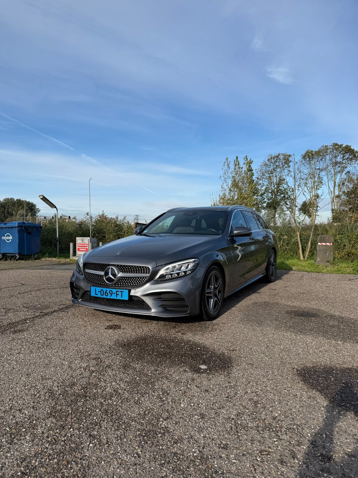 Mercedes-Benz C-Klasse C220 d 194pk 9G-TRONIC 2018 Grijs, Automaat, Achterwielaandrijving, 1800 kg, 194 pk