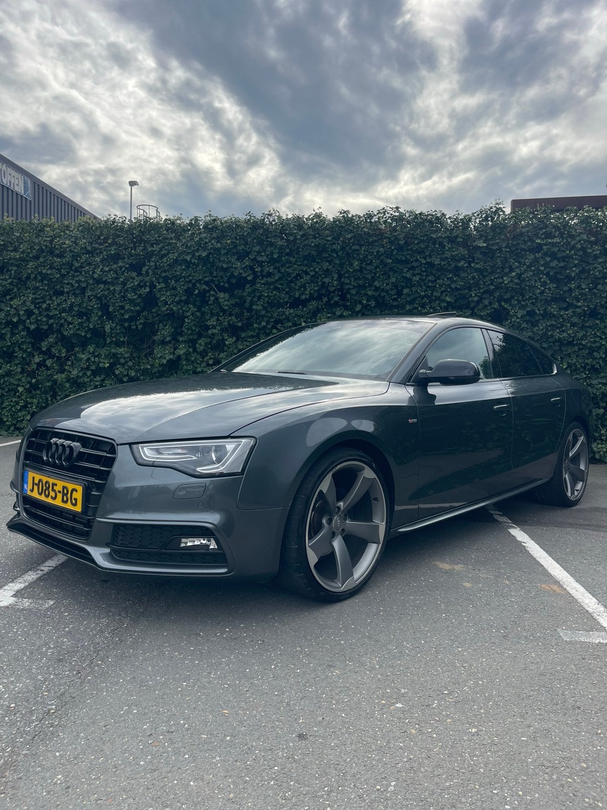 Audi A5 1.8 Tfsi 3x s-Line | 230PK | automaat | keyless, Auto's, Zwart, 4 stoelen, Leder en Stof, 17 km/l