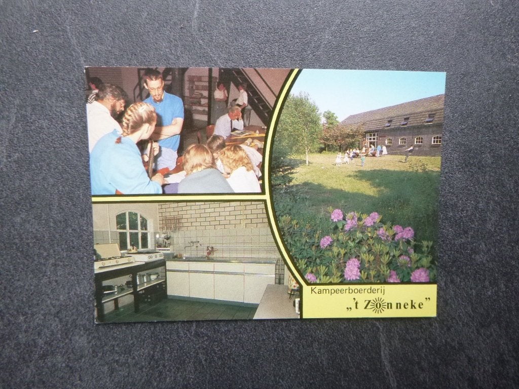 Hooge Mierde, kampeer boerderij 't Zonneke/interieur 1988, Verzenden, 1980 tot heden, Gelopen, Drenthe