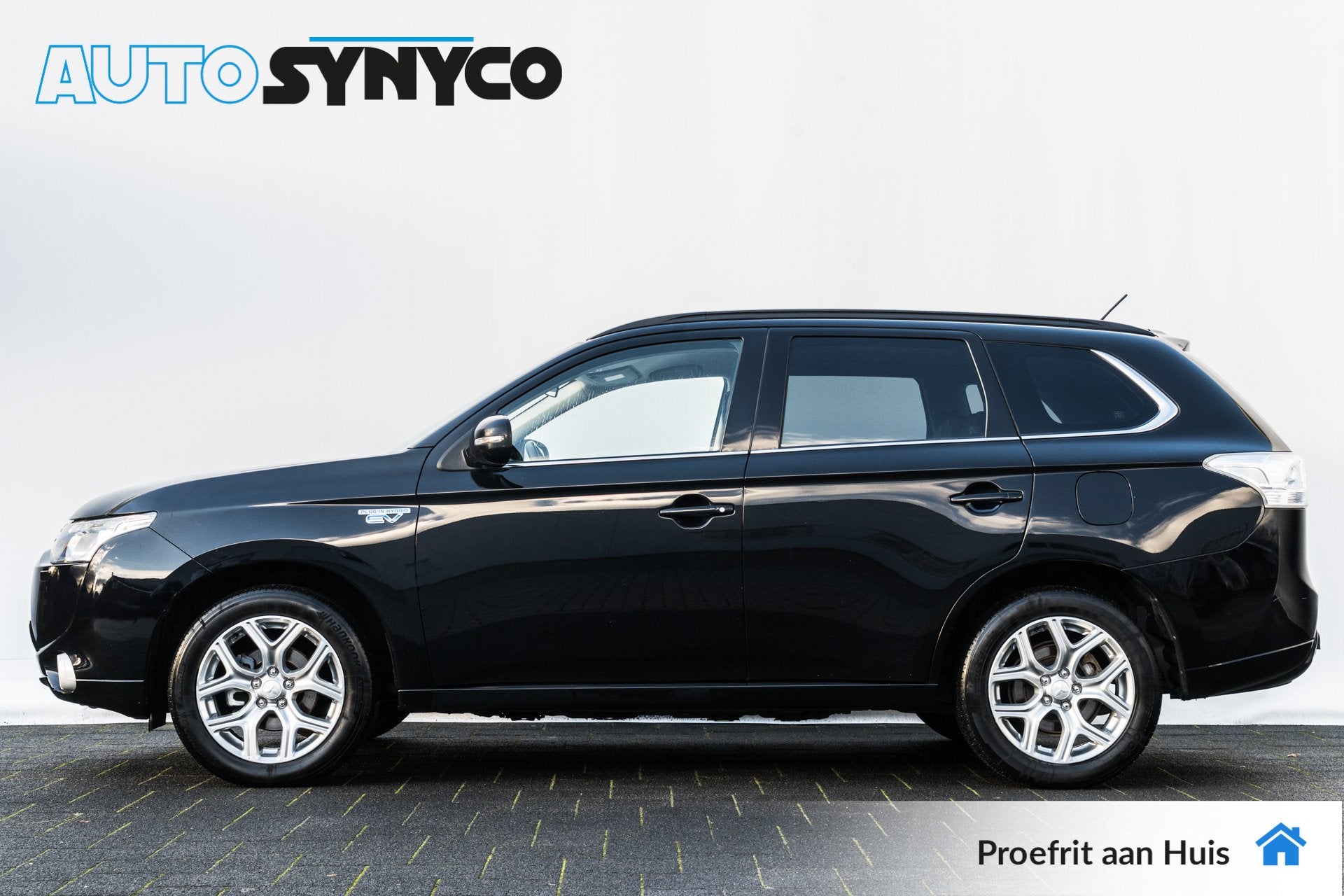 Mitsubishi Outlander 2.0 PHEV Executive Edition | 4 WD | Tre, Auto's, Zwart, 4 cilinders, Leder en Stof, Zwart