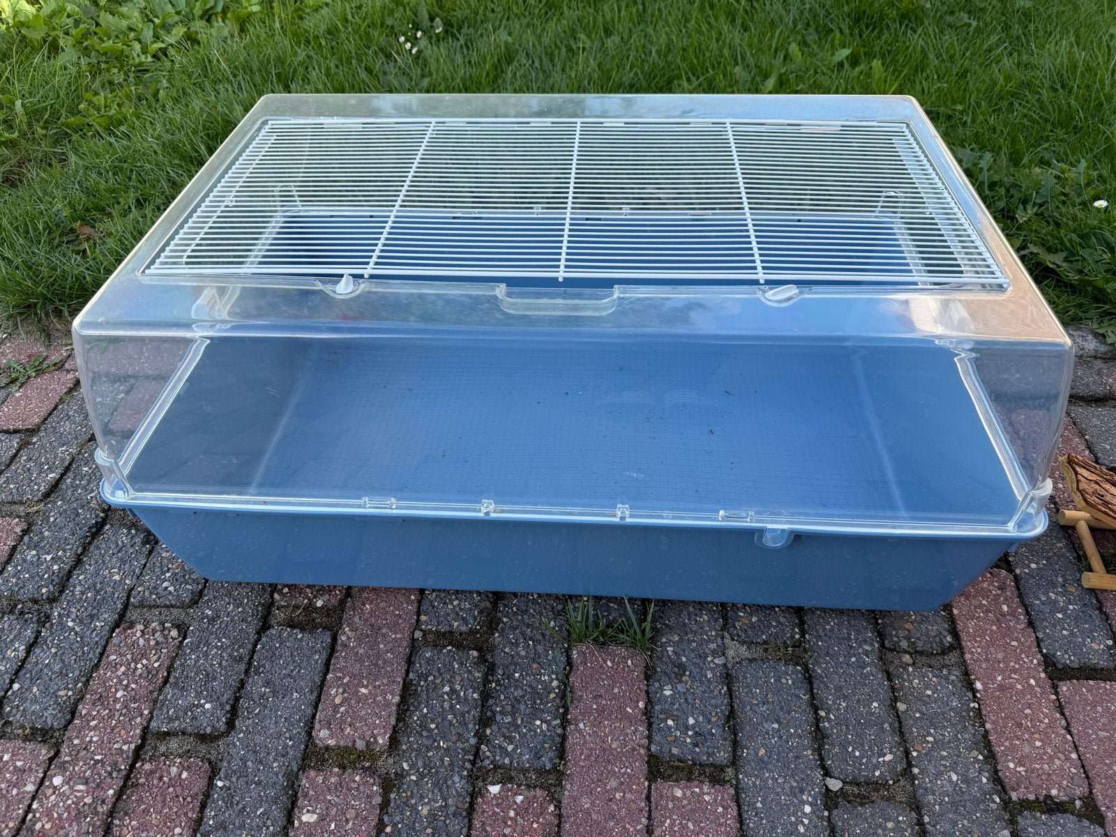 Knaagdierenkooi met accesoires, Ophalen, Kooi, Gebruikt, 60 tot 90 cm