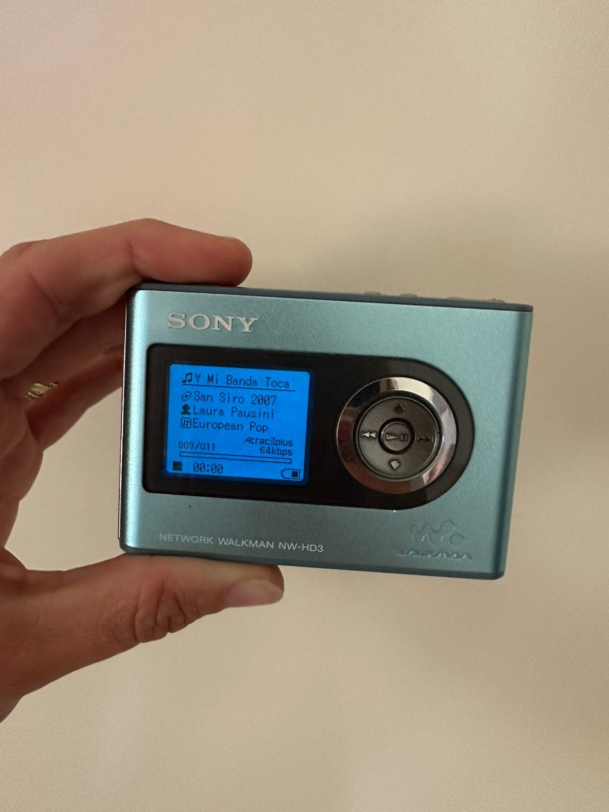 Sony Network Walkman NW-HD3 met oplader, Audio, Tv en Foto, Ophalen of Verzenden, Walkman