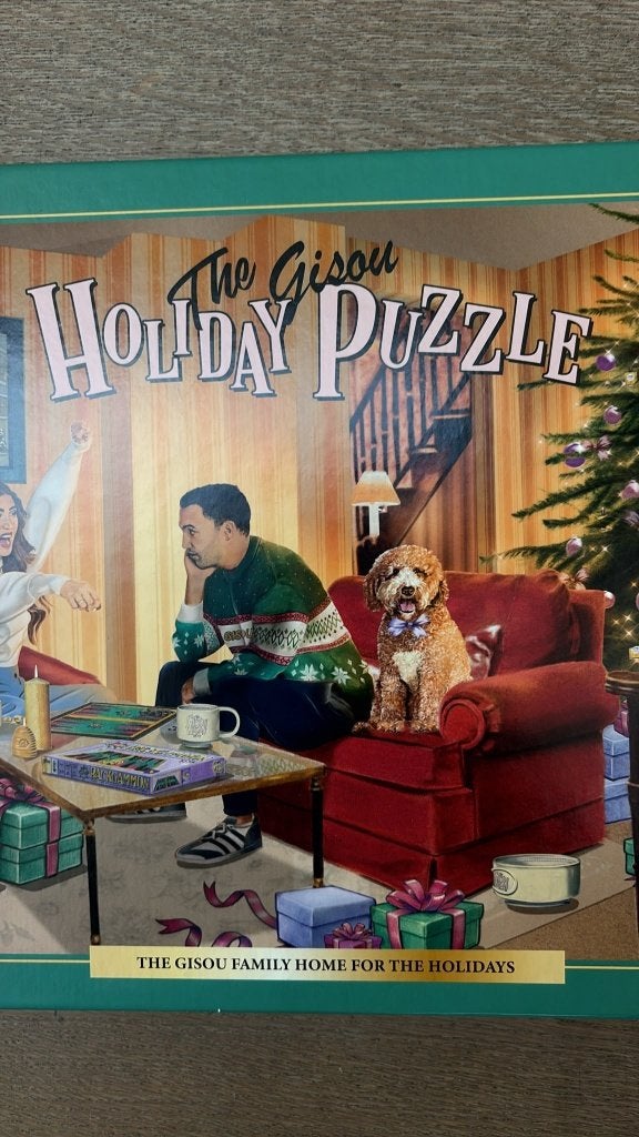 Gisou Puzzel, Holiday Puzzle, Limited Edition, Kerst Puzzel, Hobby en Vrije tijd, Ophalen of Verzenden, 500 t/m 1500 stukjes, Zo goed als nieuw