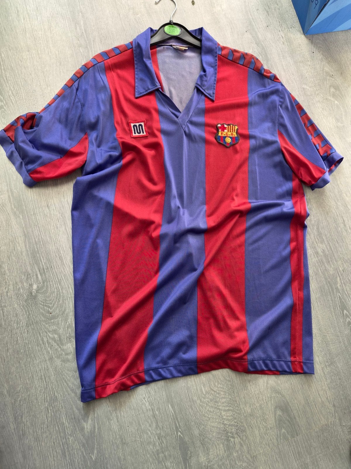 Vintage FC Barcelona Thuisshirt - Jaren '80, Kleding | Heren, Meerkleurig, Overige maten, Ophalen of Verzenden, Voetbal