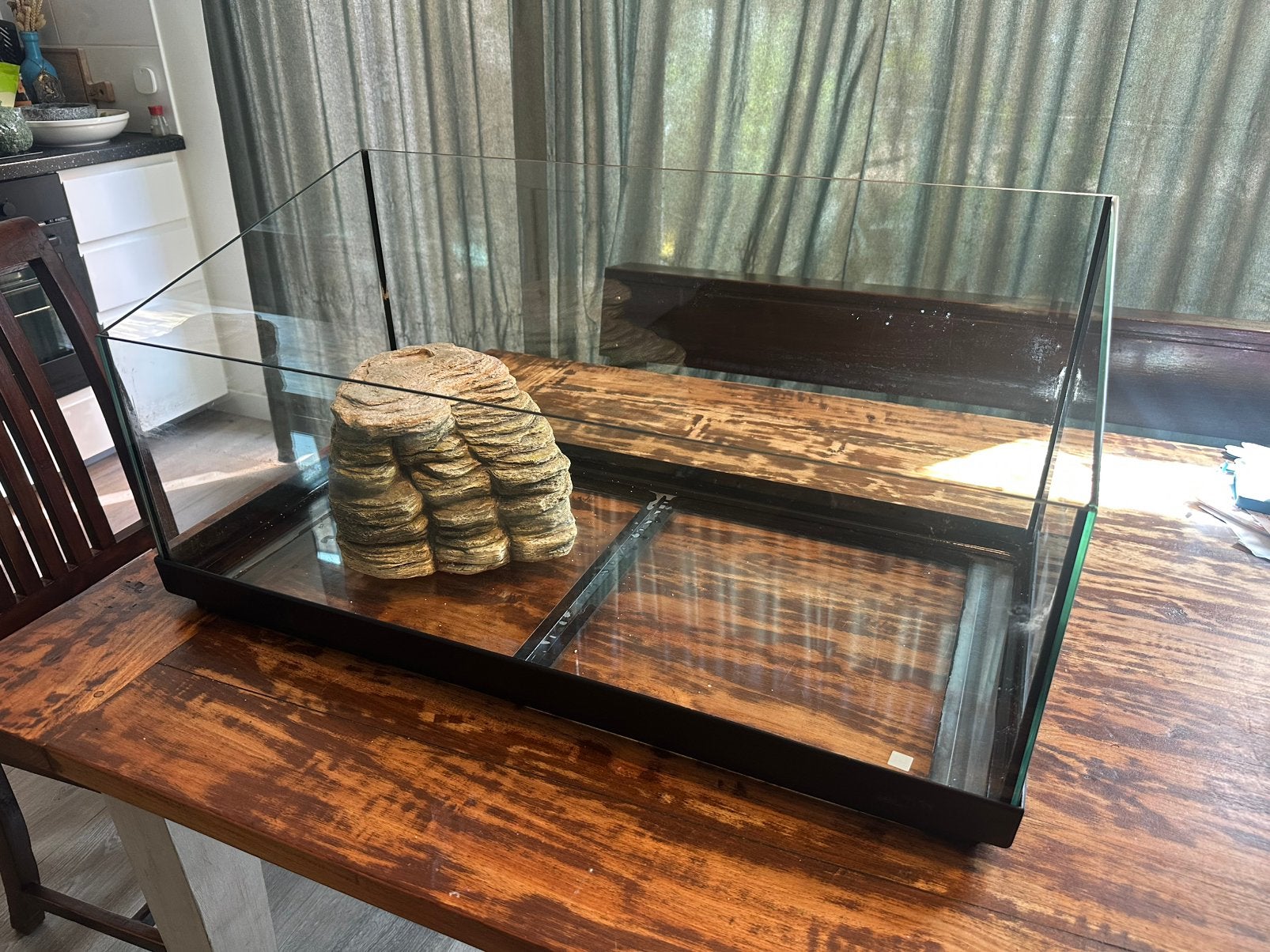 Aqua Terrarium Waterschildpadden verblijf 81x44x45cm, Ophalen, Minder dan 50 cm, 50 tot 100 cm, Aqua Terrarium