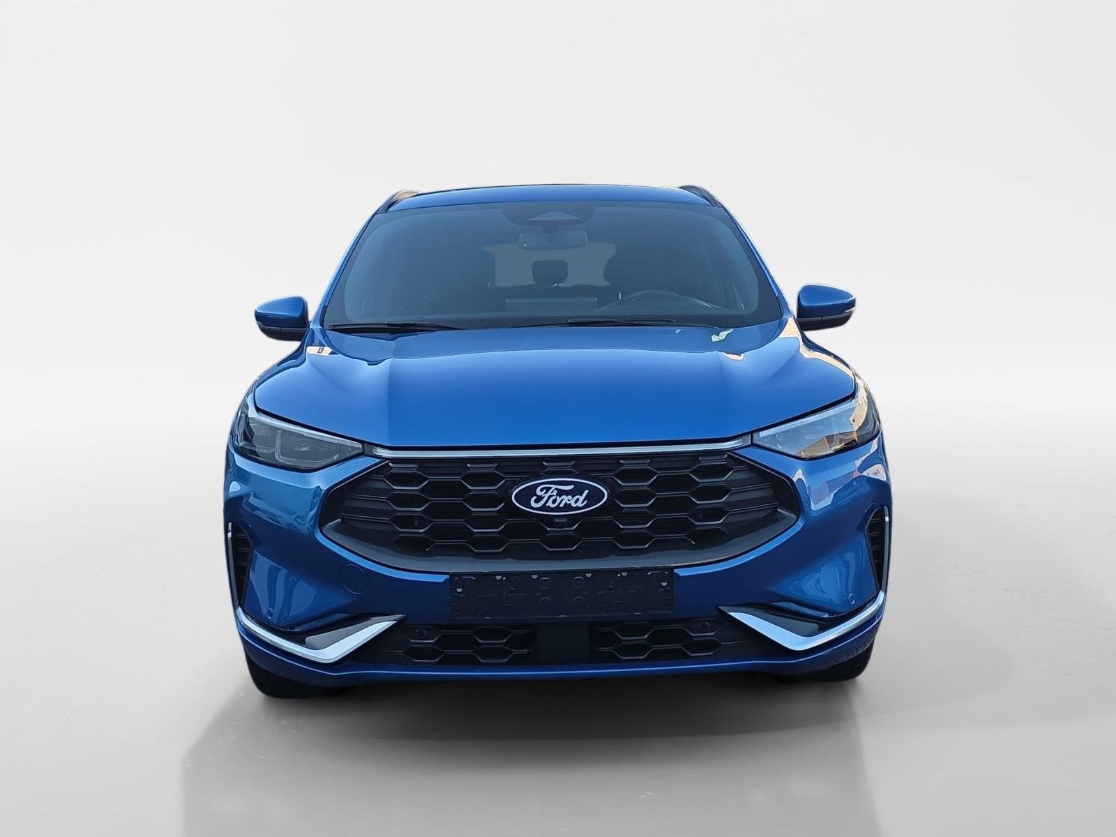 Ford Kuga 2.5 PHEV ST-Line X | Elektr. Trekhaak (2100kg trek, 12 maanden, 14 kWh, Blauw, Leder en Stof