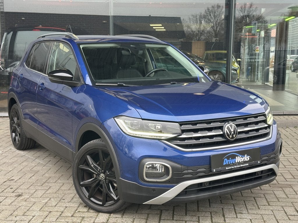 Volkswagen T-Cross 1.0 TSI Style | Business R | LED | 18" |, T-Cross, Gebruikt, Zwart, Blauw