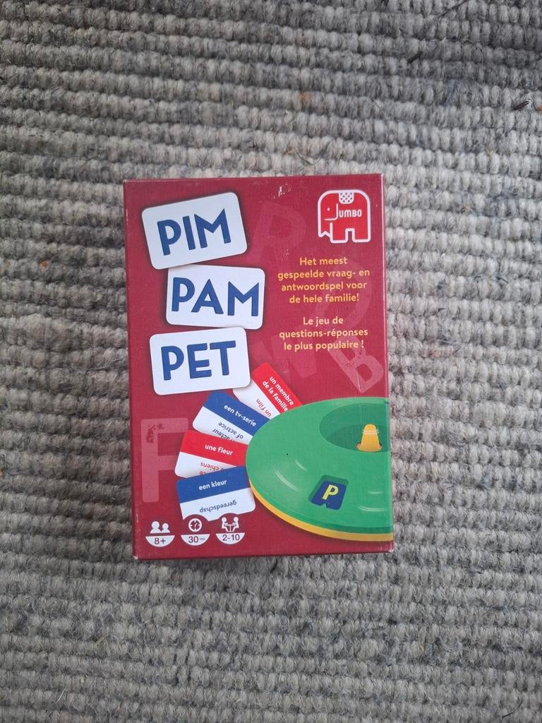 Pim pam pet., Hobby en Vrije tijd, Gezelschapsspellen | Kaartspellen, Ophalen of Verzenden, Zo goed als nieuw