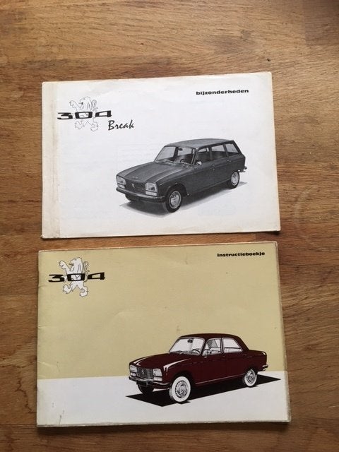 Peugeot    304   -   Break   Instructieboekje (1973), Ophalen of Verzenden