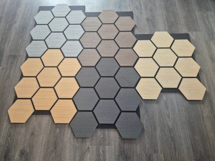 Hexagon Wandpanelen - Geluiddempend en Decoratief, Huis en Inrichting, Woonaccessoires | Wanddecoraties, Nieuw, Wandbord of Wandpaneel