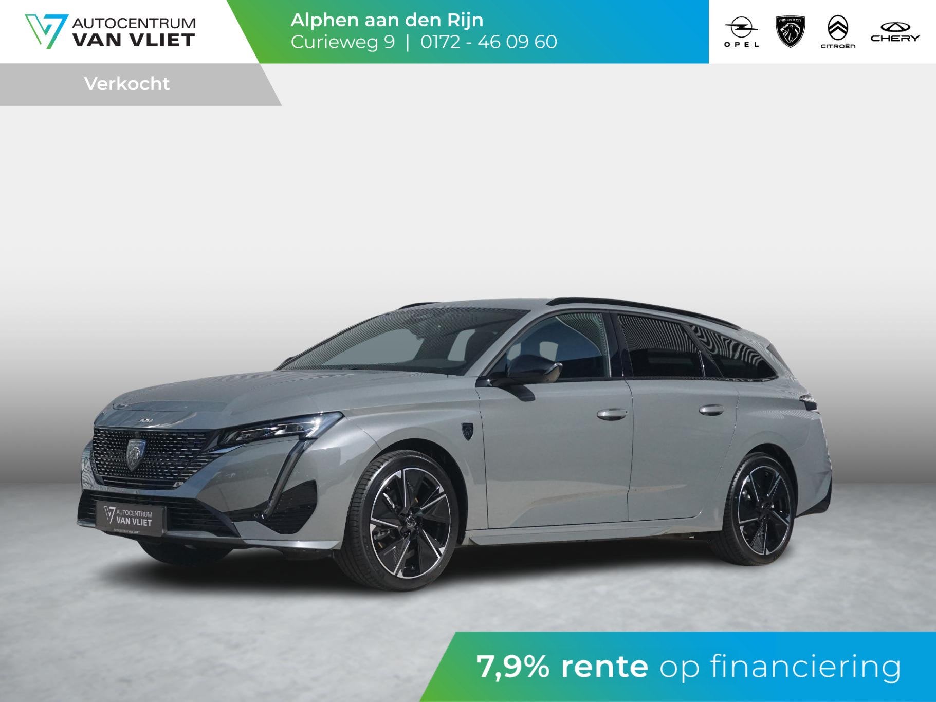 Peugeot e-308 SW GT Avantage EV 54 kWh Elektrische achterkle, Auto's, 12 maanden, Gebruikt, 156 pk, 409 km