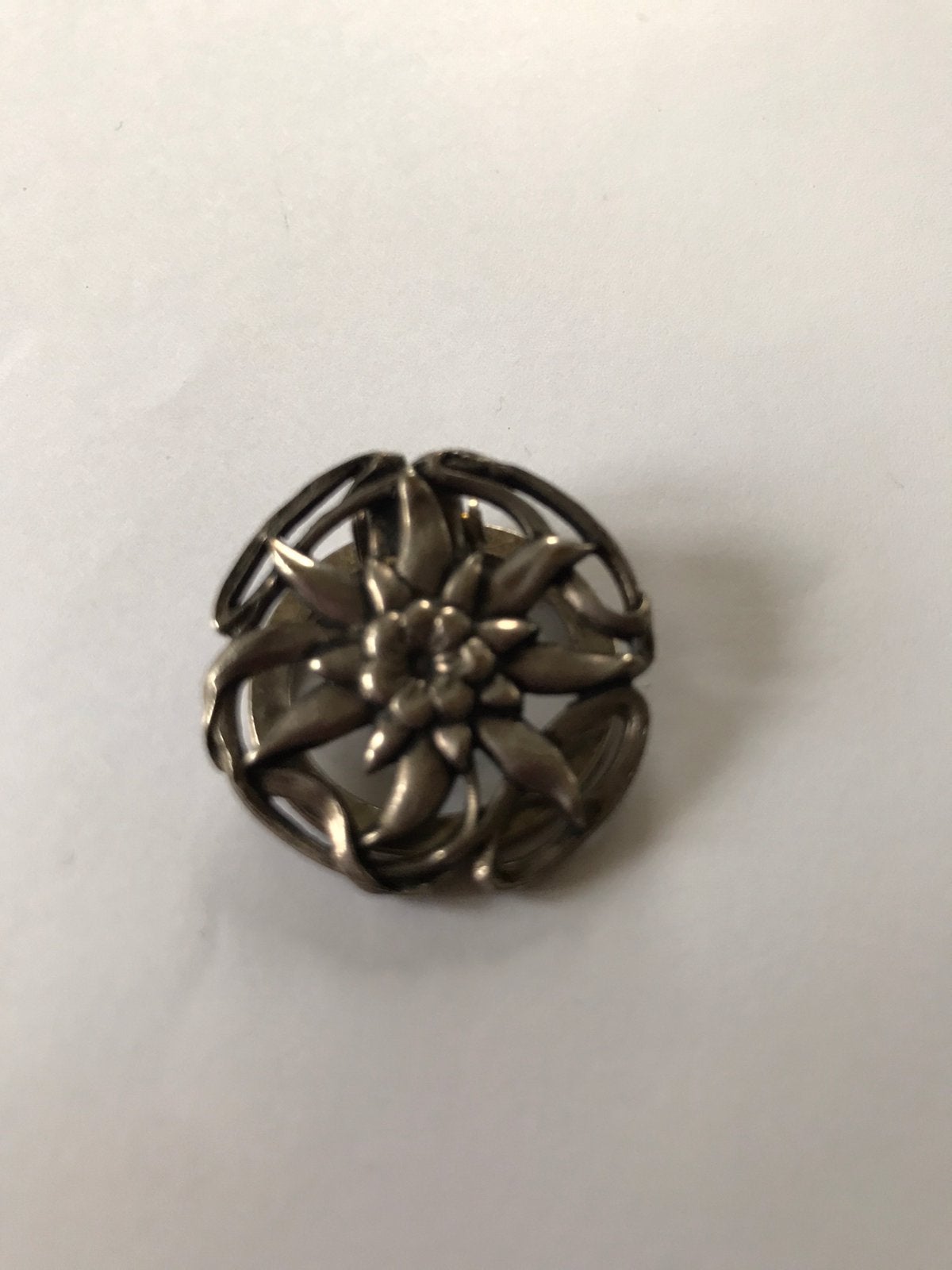 Sjaalklem edelweiss, Ophalen of Verzenden, Gebruikt, Overige materialen, Overige merken