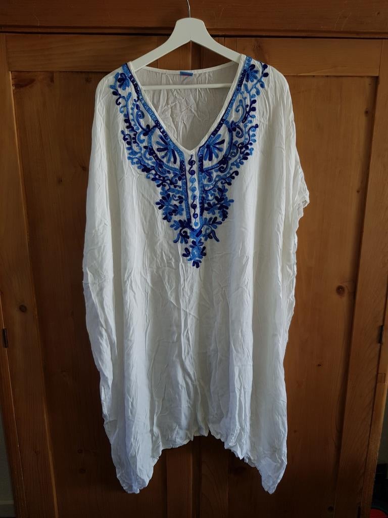 Strandjurk - Miss Caro Style, Miss Caro Style, Wit, Maat 46/48 (XL) of groter, Ophalen of Verzenden