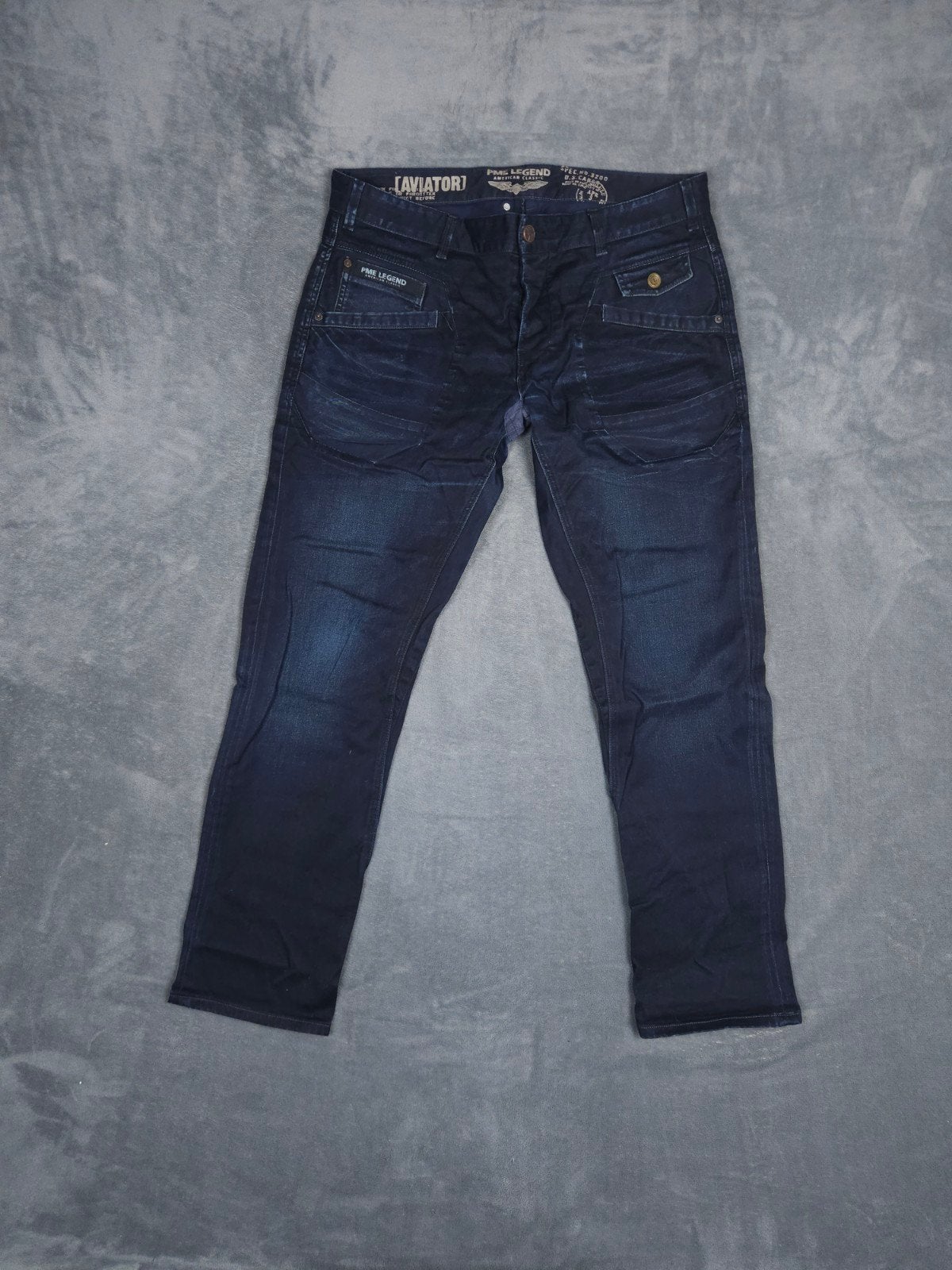 Pme Legend Broek W36 L32 Aviator Donkerblauw., W36 - W38 (confectie 52/54), ., ., Pme Legend