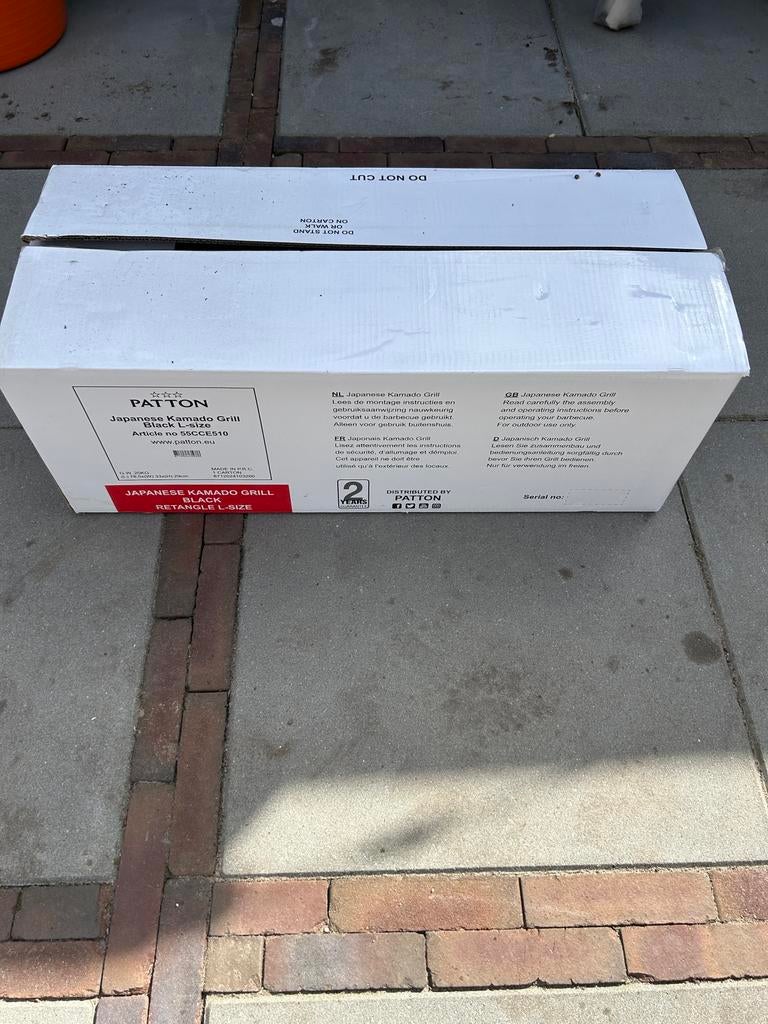 Nieuw! Patton Kamado tafelgrill L-size (6-8 pers), Tuin en Terras, Houtskoolbarbecues, Ophalen, Nieuw