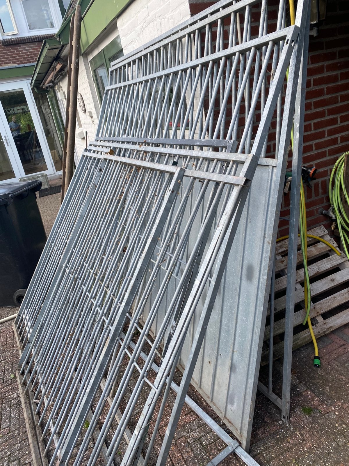 Diversen gegalvaniseerde hondenkennel delen., Ophalen, 110 cm of meer, 100 cm of meer