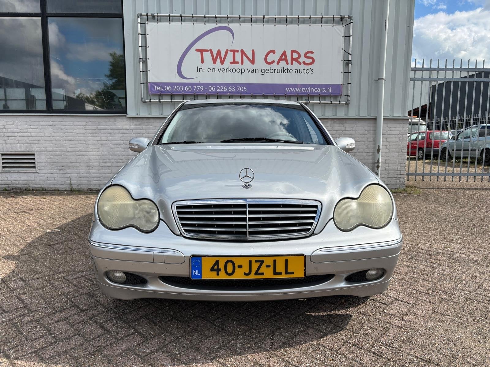 Mercedes-Benz C-klasse 180 K. Elegance, Auto's, Gebruikt, 1796 cc, Origineel Nederlands, Handgeschakeld