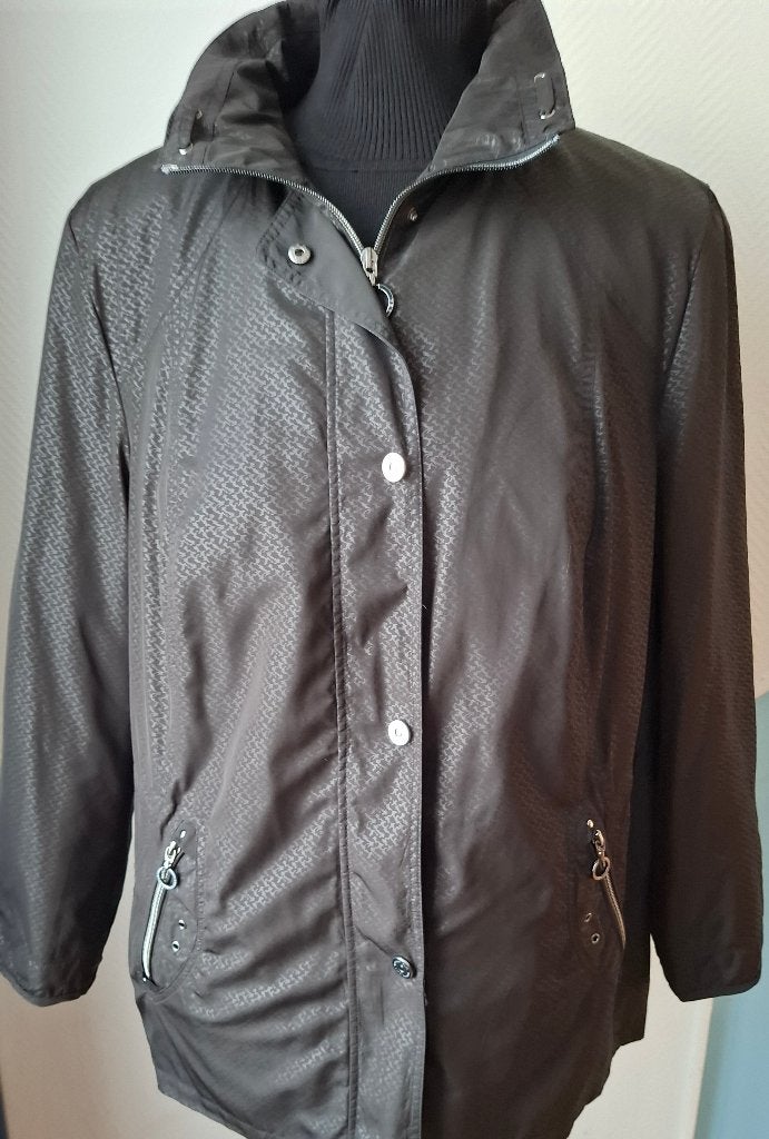 ZGAN. Leuke zomerjas mt. 50 van Barbara Lebek., Kleding | Dames, Verzenden, Zwart, Barbara Lebek, Jas of Mantel