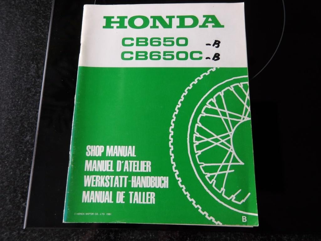 Honda werkplaatshandboek CB650 CB650C 1981, Motoren, Handleidingen en Instructieboekjes, Verzenden, Honda